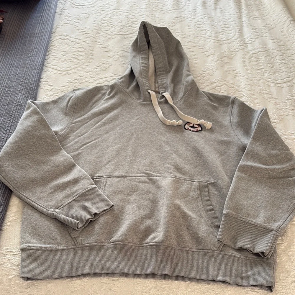 Gently Loved Vintage Chuck Taylor Converse Light Gray Hoodie Sweater Unisex